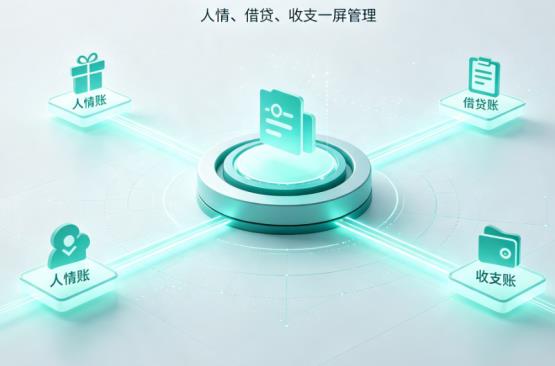 精准管控人情与借贷账目，高效打理个人收支明细